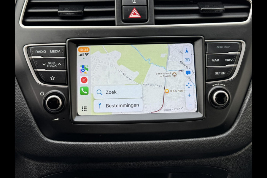 Hyundai i20 1.0 T-GDI Premium Dealer onderhouden Cruise control Climate control Parkeersensoren v/a Navigatie Apple / Android DAB