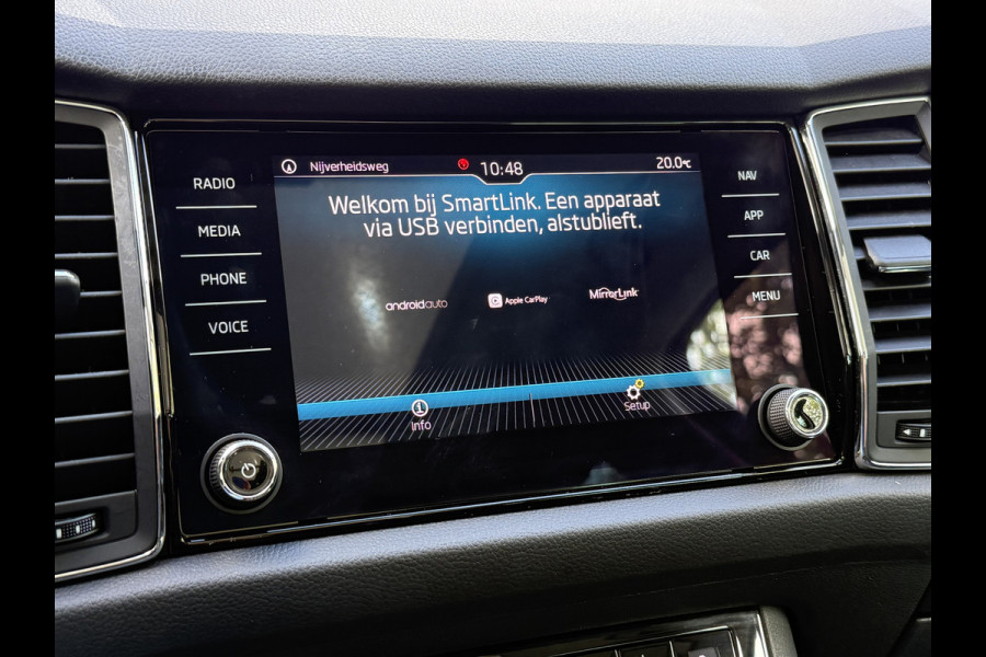 Škoda Kodiaq BWJ 2020 | 1.5TSI 150PK Bus Ed | PANO | SPORTSTOELEN | LEDER/STOF | CLIMA | CARPLAY | CAMERA A | NAVI Škoda Kodiaq BWJ 2020 | 1.5TSI 150PK Bus Ed | PANO | SPORTSTOELEN | LEDER/STOF | CLIMA | CARPLAY | CAMERA A | NAVI