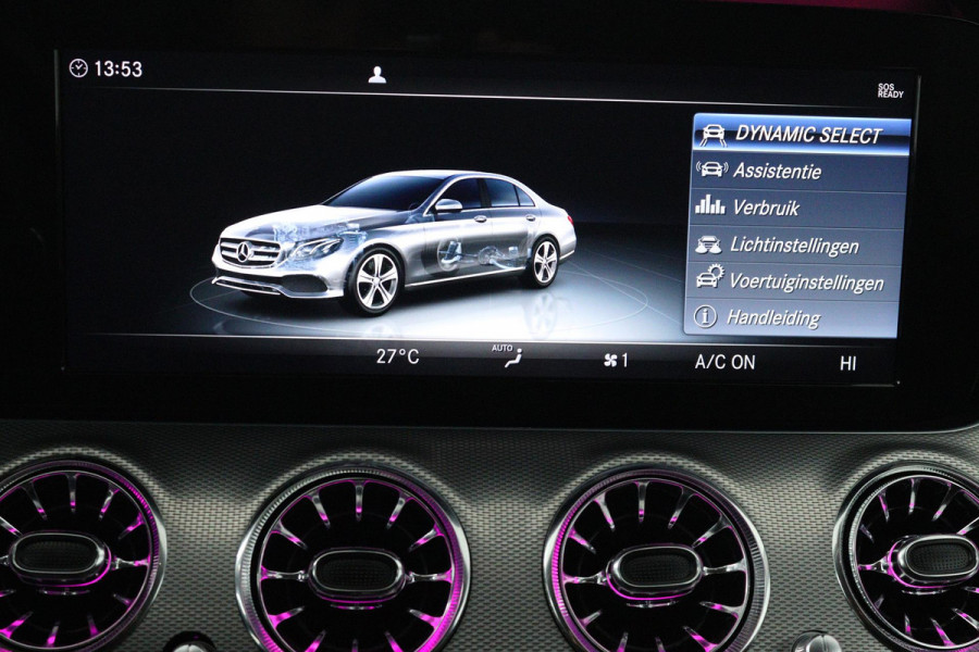 Mercedes-Benz E-Klasse 200 Business (SFEERVERLICHTING STOELVERWARMING, NAVIGATIE, CRUISE CONTROL, PARKEERSENSOREN) Mercedes-Benz E-Klasse 200 Business (SFEERVERLICHTING STOELVERWARMING, NAVIGATIE, CRUISE CONTROL, PARKEERSENSOREN)