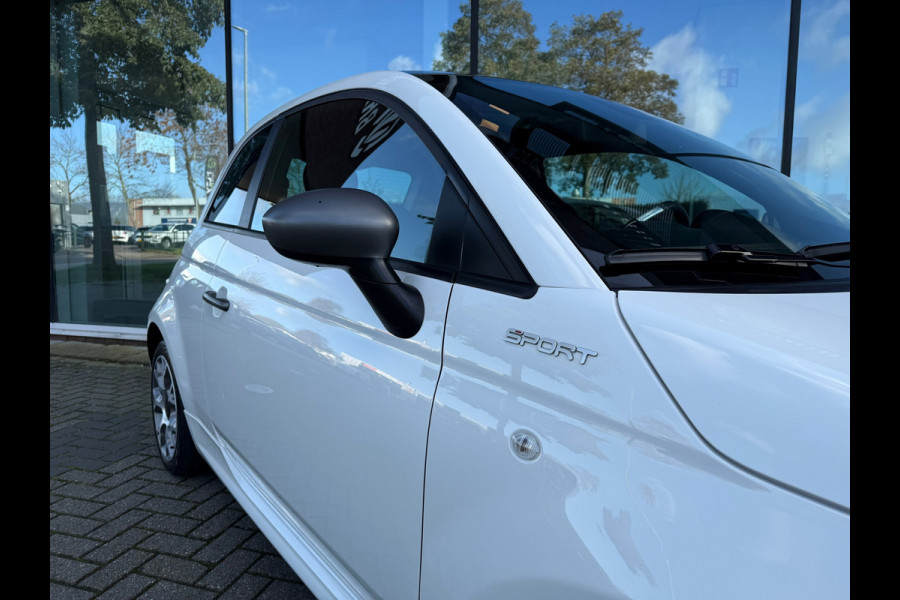 Fiat 500 1.0 Hybrid Sport - Navi - Climate - Panodak - Parkeerhulp - Org.NL