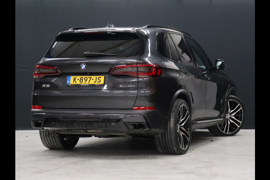 BMW X5 xDrive45e High Executive *WEEKAANBIEDINNG* [SCHUIFKANTELDAK, TREKHAAK INKLAPBAAR, MEMORY SEATS, HARMAN/KARDON, APPLE CARPLAY, ANDROID, 360 CAMERA, HEAD-UP, STUURVERWARMING, STOELVERWARMING, ADAPTIVE CRUISE, VOL LEDER