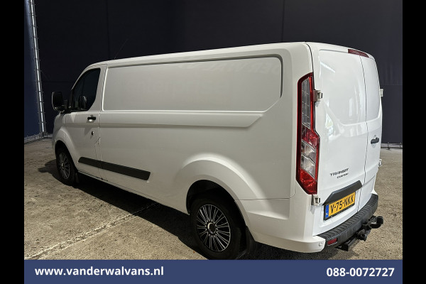 Ford Transit Custom 2.0 TDCI 131pk L2H1 Euro6 Airco | LED | Apple Carplay | Cruisecontrol | 2800kg Trekhaak Parkeersensoren, Stoelverwarming, Verwarmde voorruit, Bijrijdersbank