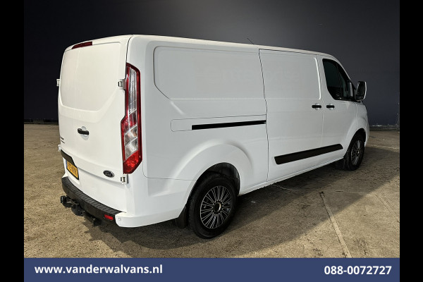 Ford Transit Custom 2.0 TDCI 131pk L2H1 Euro6 Airco | LED | Apple Carplay | Cruisecontrol | 2800kg Trekhaak Parkeersensoren, Stoelverwarming, Verwarmde voorruit, Bijrijdersbank