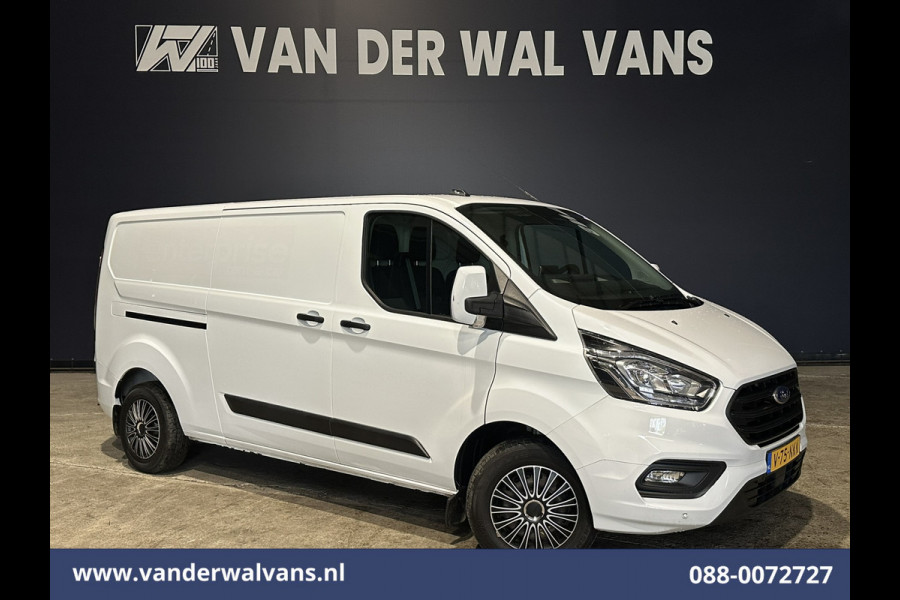 Ford Transit Custom 2.0 TDCI 131pk L2H1 Euro6 Airco | LED | Apple Carplay | Cruisecontrol | 2800kg Trekhaak Parkeersensoren, Stoelverwarming, Verwarmde voorruit, Bijrijdersbank