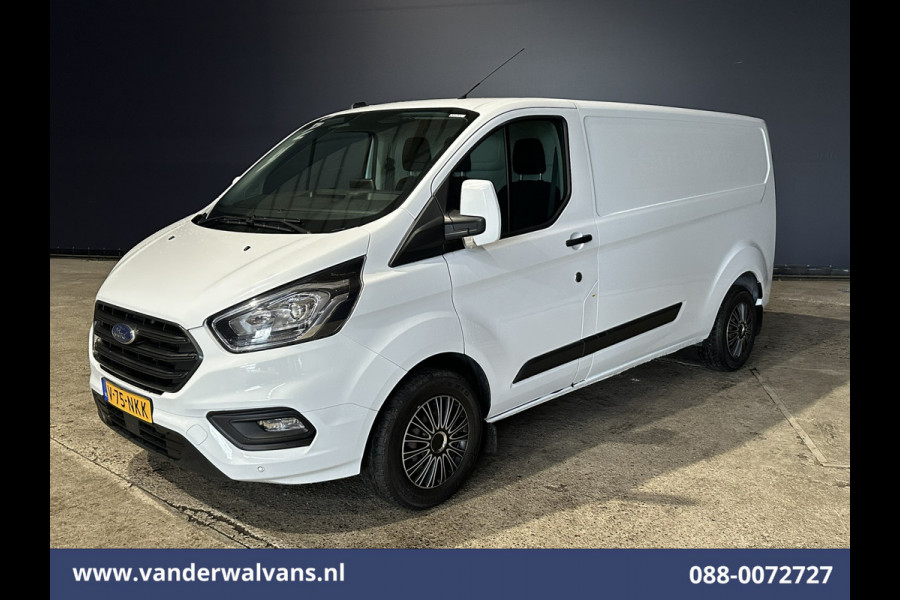 Ford Transit Custom 2.0 TDCI 131pk L2H1 Euro6 Airco | LED | Apple Carplay | Cruisecontrol | 2800kg Trekhaak Parkeersensoren, Stoelverwarming, Verwarmde voorruit, Bijrijdersbank