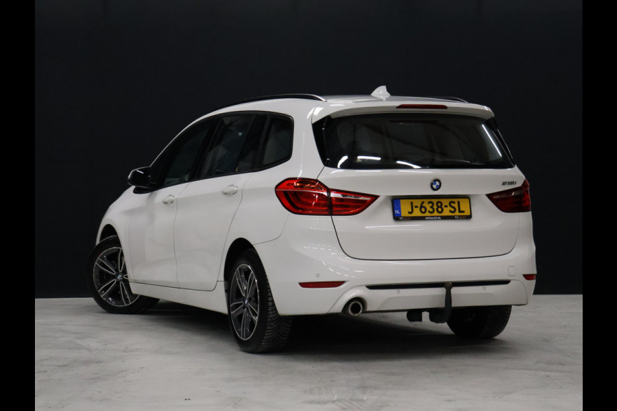 BMW 2 Serie Gran Tourer 218i 7p. Executive Edition [7-ZITS, TREKHAAK AFNEEMBAAR, HEAD-UP, PDC ACHTER, LEDVERLICHTING, BLUETOOTH, ELEKTRISCHE ACHTERKLEP, 6-BAK, CRUISE, CLIMATE, NIEUWSTAAT]