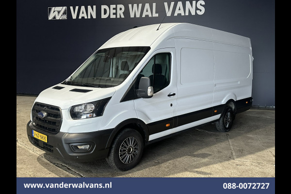 Ford Transit 2.0 TDCI 130pk L4H3 Jumbo Euro6 Airco | Camera | Cruisecontrol | Stoelverwarming | Verwarmde voorruit Parkeersensoren, Bijrijdersbank