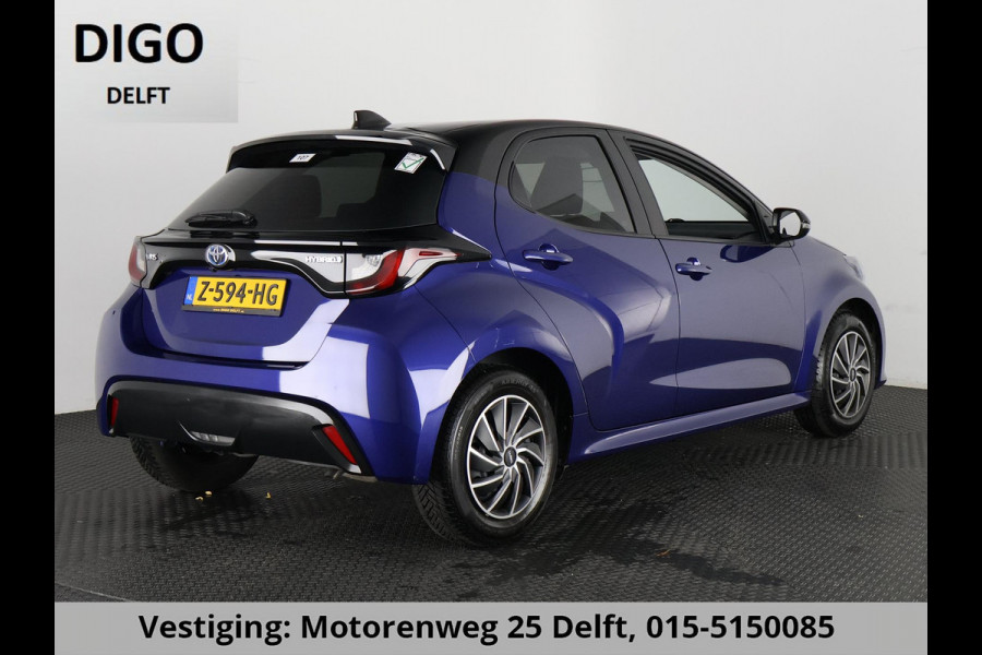 Toyota Yaris 1.5 HYBRID BI-TONE AUTOMAAT NAVI GARANTIE 6-2032 PARKEERCAMERA.APPLE /ANDROID CARPLAY