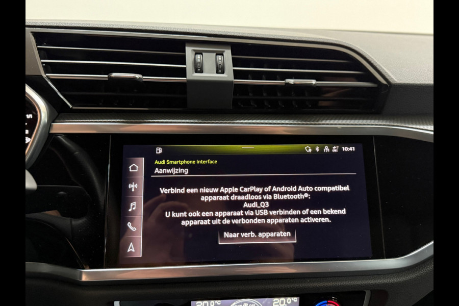 Audi Q3 45 TFSI e S Edition | S-Line | Pano | Trekhaak | Virtual Cockpit | Carplay | Half Leer | 19' inch Audi Q3 45 TFSI e S Edition | S-Line | Pano | Trekhaak | Virtual Cockpit | Carplay | Half Leer | 19' inch