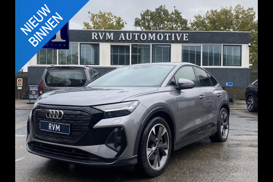 Audi Q4 Sportback e-tron 50 quattro S edition 77 kWh S-LINE IN -ENTERIEUR | PANO | ADD.CRUISE | CAMERA | ELEC STOELEN MET GEHEUGEN | RIJKLAAR GELEVERD Audi Q4 Sportback e-tron 50 quattro S edition 77 kWh S-LINE IN -ENTERIEUR | PANO | ADD.CRUISE | CAMERA | ELEC STOELEN MET GEHEUGEN | RIJKLAAR GELEVERD