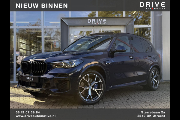 BMW X5 xDrive45e High Ex. M-Sport|Individual|SOH93%|Pano|Laser|CoPilot|21"|HUD|HIFI|Trekhaak|Tansanit