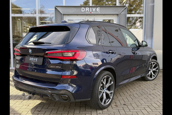 BMW X5 xDrive45e High Ex. M-Sport|Individual|SOH93%|Pano|Laser|CoPilot|21"|HUD|HIFI|Trekhaak|Tansanit