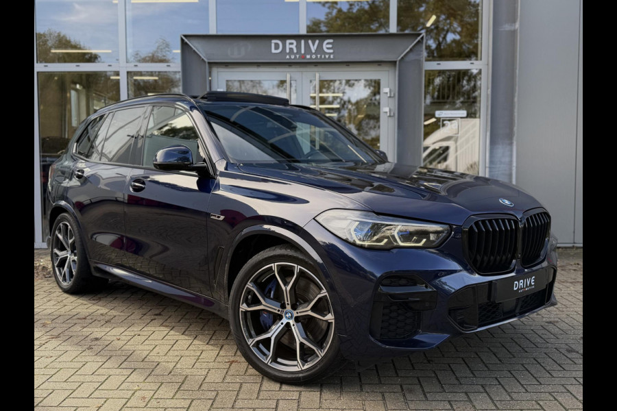 BMW X5 xDrive45e High Ex. M-Sport|Individual|SOH93%|Pano|Laser|CoPilot|21"|HUD|HIFI|Trekhaak|Tansanit
