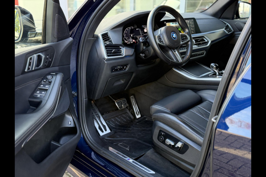 BMW X5 xDrive45e High Ex. M-Sport|Individual|SOH93%|Pano|Laser|CoPilot|21"|HUD|HIFI|Trekhaak|Tansanit