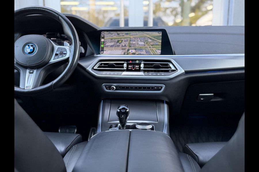 BMW X5 xDrive45e High Ex. M-Sport|Individual|SOH93%|Pano|Laser|CoPilot|21"|HUD|HIFI|Trekhaak|Tansanit