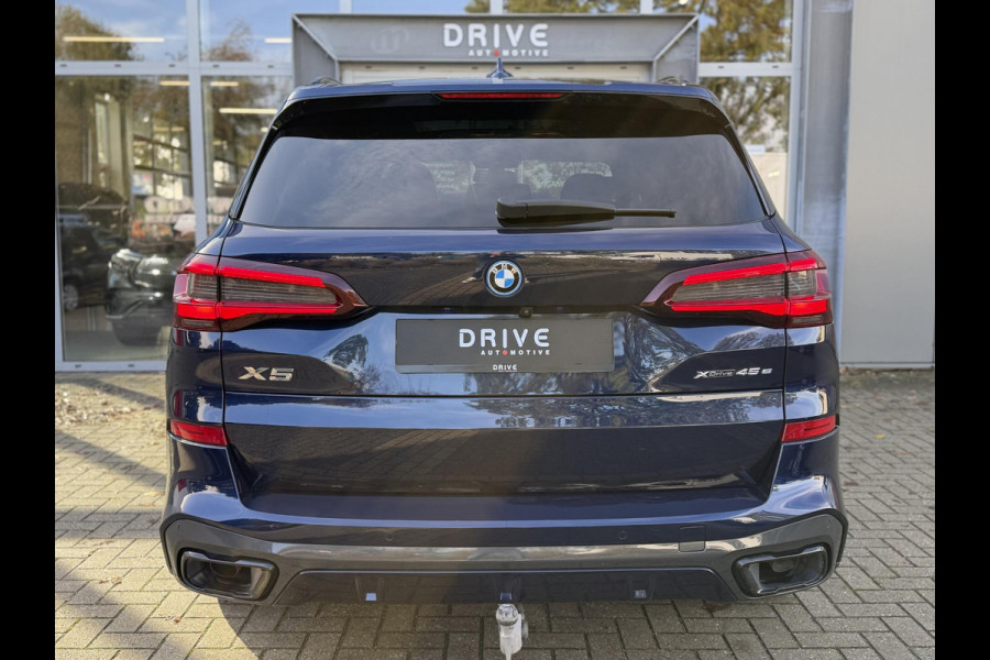 BMW X5 xDrive45e High Ex. M-Sport|Individual|SOH93%|Pano|Laser|CoPilot|21"|HUD|HIFI|Trekhaak|Tansanit