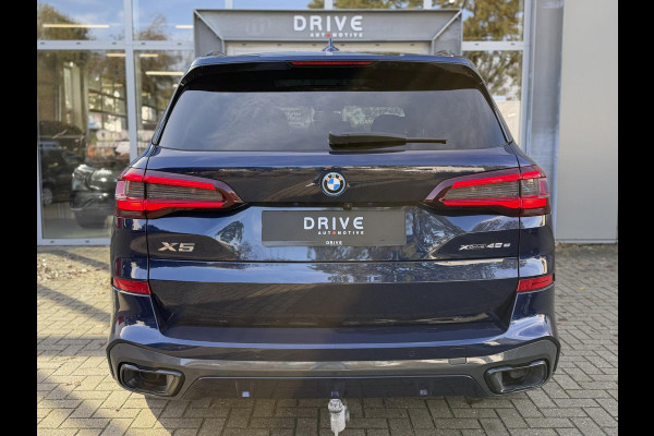 BMW X5 xDrive45e High Ex. M-Sport|Individual|SOH93%|Pano|Laser|CoPilot|21"|HUD|HIFI|Trekhaak|Tansanit