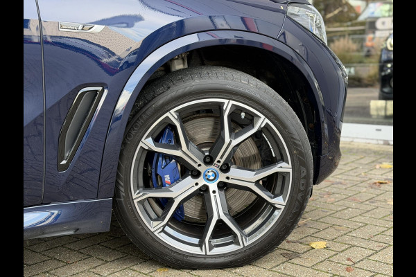 BMW X5 xDrive45e High Ex. M-Sport|Individual|SOH93%|Pano|Laser|CoPilot|21"|HUD|HIFI|Trekhaak|Tansanit
