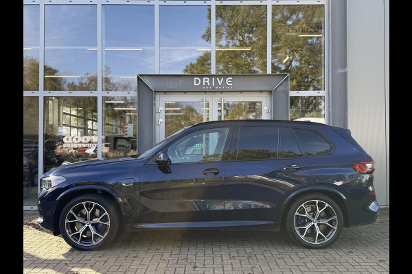 BMW X5 xDrive45e High Ex. M-Sport|Individual|SOH93%|Pano|Laser|CoPilot|21"|HUD|HIFI|Trekhaak|Tansanit