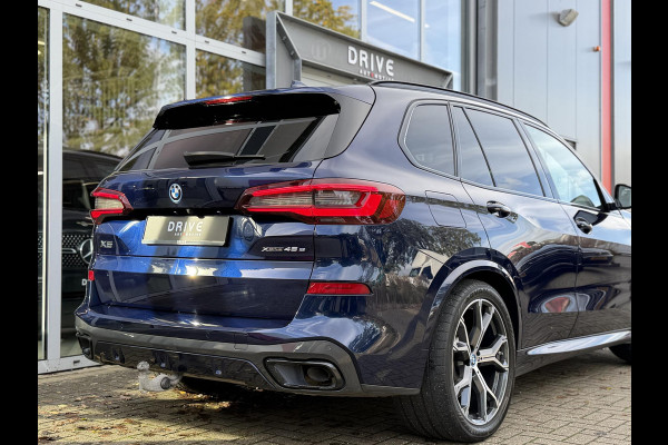 BMW X5 xDrive45e High Ex. M-Sport|Individual|SOH93%|Pano|Laser|CoPilot|21"|HUD|HIFI|Trekhaak|Tansanit