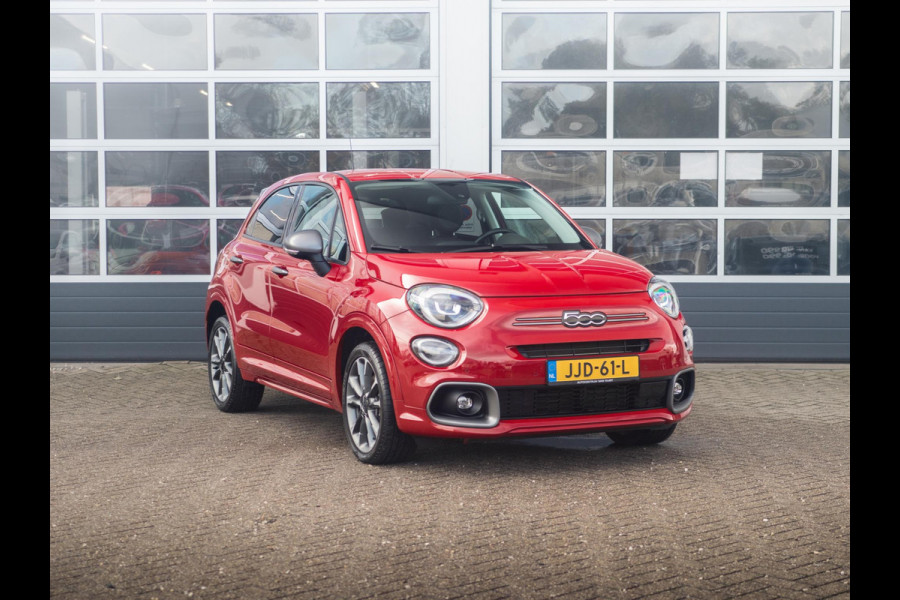 Fiat 500X 1.5 Hybrid Sport Automaat | Clima | Adapt. Cruise | 18" | Apple Carplay | Camera | PDC | Keyless | Navi | BSM