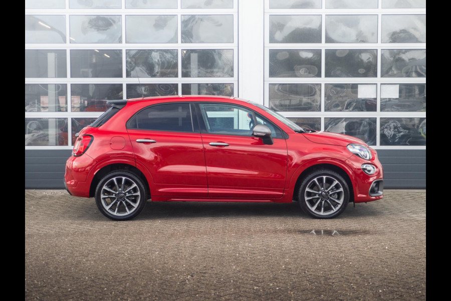 Fiat 500X 1.5 Hybrid Sport Automaat | Clima | Adapt. Cruise | 18" | Apple Carplay | Camera | PDC | Keyless | Navi | BSM