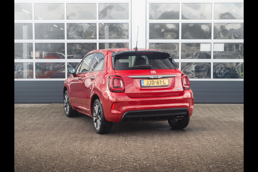 Fiat 500X 1.5 Hybrid Sport Automaat | Clima | Adapt. Cruise | 18" | Apple Carplay | Camera | PDC | Keyless | Navi | BSM