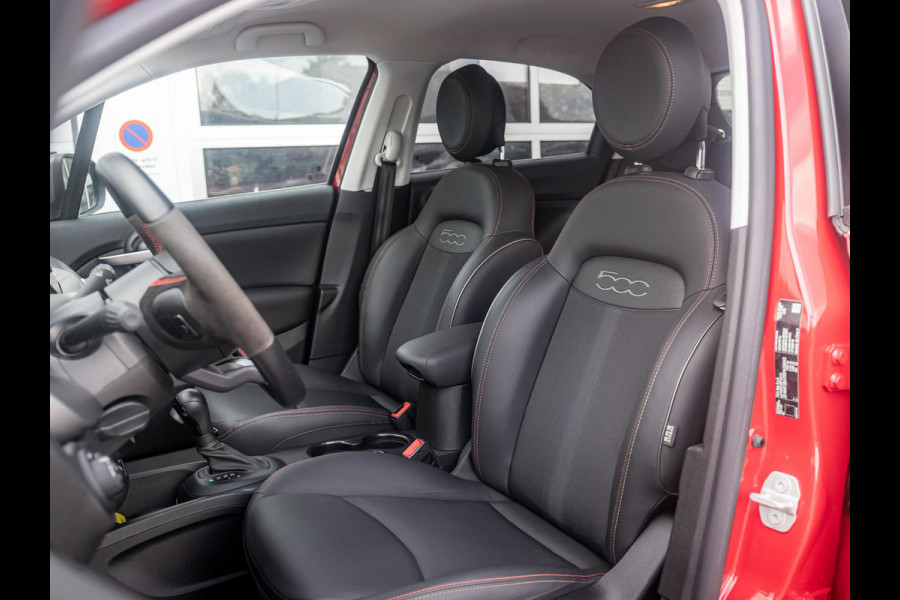 Fiat 500X 1.5 Hybrid Sport Automaat | Clima | Adapt. Cruise | 18" | Apple Carplay | Camera | PDC | Keyless | Navi | BSM