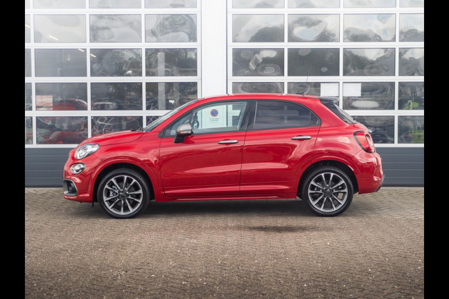 Fiat 500X 1.5 Hybrid Sport Automaat | Clima | Adapt. Cruise | 18" | Apple Carplay | Camera | PDC | Keyless | Navi | BSM