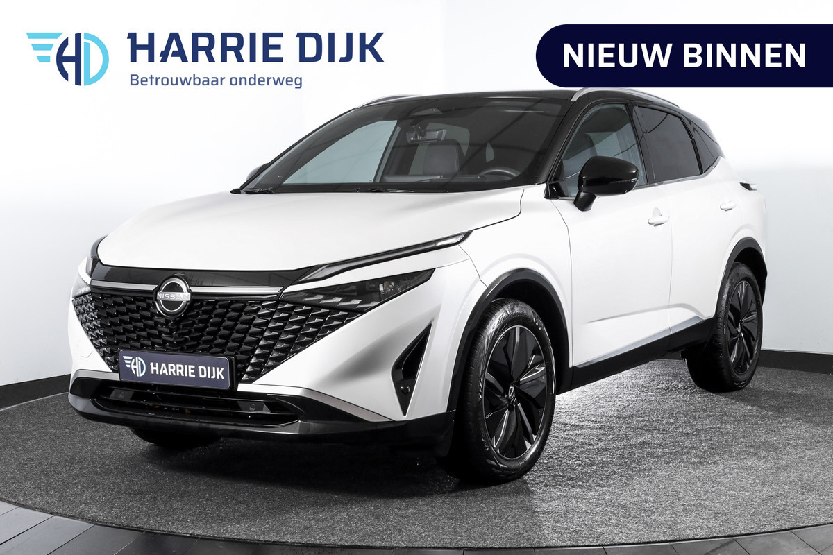 Nissan QASHQAI 1.3 MHEV 158 PK Xtronic Tekna Plus - Automaat (Nw. Model) | Cold Pack | Pano | Leder/Alcant. | Dig. Cockpit | Adapt. Cruise | Stoel-+Stuurverw. | 360 Camera | Bose | NAV + App. Connect | Auto. Airco | LM 19" | Elek. Klep | 1544 Nissan QASHQAI 1.3 MHEV 158 PK Xtronic Tekna Plus - Automaat (Nw. Model) | Cold Pack | Pano | Leder/Alcant. | Dig. Cockpit | Adapt. Cruise | Stoel-+Stuurverw. | 360 Camera | Bose | NAV + App. Connect | Auto. Airco | LM 19" | Elek. Klep | 1544