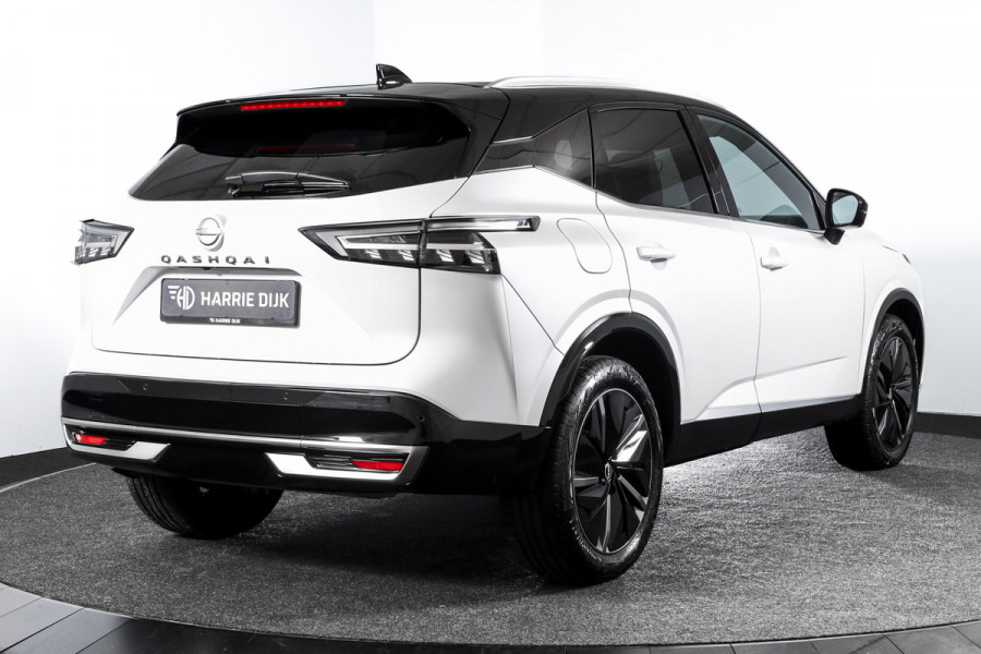 Nissan QASHQAI 1.3 MHEV 158 PK Xtronic Tekna Plus - Automaat (Nw. Model) | Cold Pack | Pano | Leder/Alcant. | Dig. Cockpit | Adapt. Cruise | Stoel-+Stuurverw. | 360 Camera | Bose | NAV + App. Connect | Auto. Airco | LM 19" | Elek. Klep | 1544 Nissan QASHQAI 1.3 MHEV 158 PK Xtronic Tekna Plus - Automaat (Nw. Model) | Cold Pack | Pano | Leder/Alcant. | Dig. Cockpit | Adapt. Cruise | Stoel-+Stuurverw. | 360 Camera | Bose | NAV + App. Connect | Auto. Airco | LM 19" | Elek. Klep | 1544