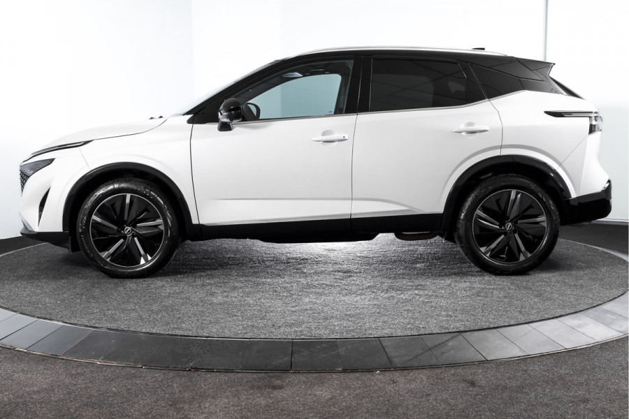 Nissan QASHQAI 1.3 MHEV 158 PK Xtronic Tekna Plus - Automaat (Nw. Model) | Cold Pack | Pano | Leder/Alcant. | Dig. Cockpit | Adapt. Cruise | Stoel-+Stuurverw. | 360 Camera | Bose | NAV + App. Connect | Auto. Airco | LM 19" | Elek. Klep | 1544 Nissan QASHQAI 1.3 MHEV 158 PK Xtronic Tekna Plus - Automaat (Nw. Model) | Cold Pack | Pano | Leder/Alcant. | Dig. Cockpit | Adapt. Cruise | Stoel-+Stuurverw. | 360 Camera | Bose | NAV + App. Connect | Auto. Airco | LM 19" | Elek. Klep | 1544