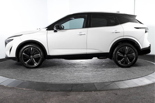 Nissan QASHQAI 1.3 MHEV 158 PK Xtronic Tekna Plus - Automaat (Nw. Model) | Cold Pack | Pano | Leder/Alcant. | Dig. Cockpit | Adapt. Cruise | Stoel-+Stuurverw. | 360 Camera | Bose | NAV + App. Connect | Auto. Airco | LM 19" | Elek. Klep | 1544 Nissan QASHQAI 1.3 MHEV 158 PK Xtronic Tekna Plus - Automaat (Nw. Model) | Cold Pack | Pano | Leder/Alcant. | Dig. Cockpit | Adapt. Cruise | Stoel-+Stuurverw. | 360 Camera | Bose | NAV + App. Connect | Auto. Airco | LM 19" | Elek. Klep | 1544