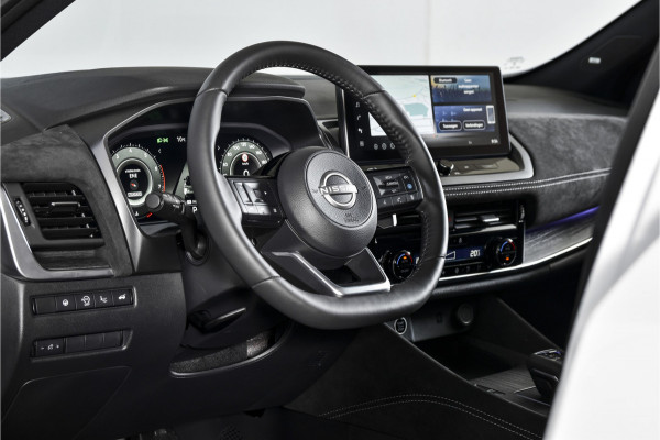 Nissan QASHQAI 1.3 MHEV 158 PK Xtronic Tekna Plus - Automaat (Nw. Model) | Cold Pack | Pano | Leder/Alcant. | Dig. Cockpit | Adapt. Cruise | Stoel-+Stuurverw. | 360 Camera | Bose | NAV + App. Connect | Auto. Airco | LM 19" | Elek. Klep | 1544 Nissan QASHQAI 1.3 MHEV 158 PK Xtronic Tekna Plus - Automaat (Nw. Model) | Cold Pack | Pano | Leder/Alcant. | Dig. Cockpit | Adapt. Cruise | Stoel-+Stuurverw. | 360 Camera | Bose | NAV + App. Connect | Auto. Airco | LM 19" | Elek. Klep | 1544