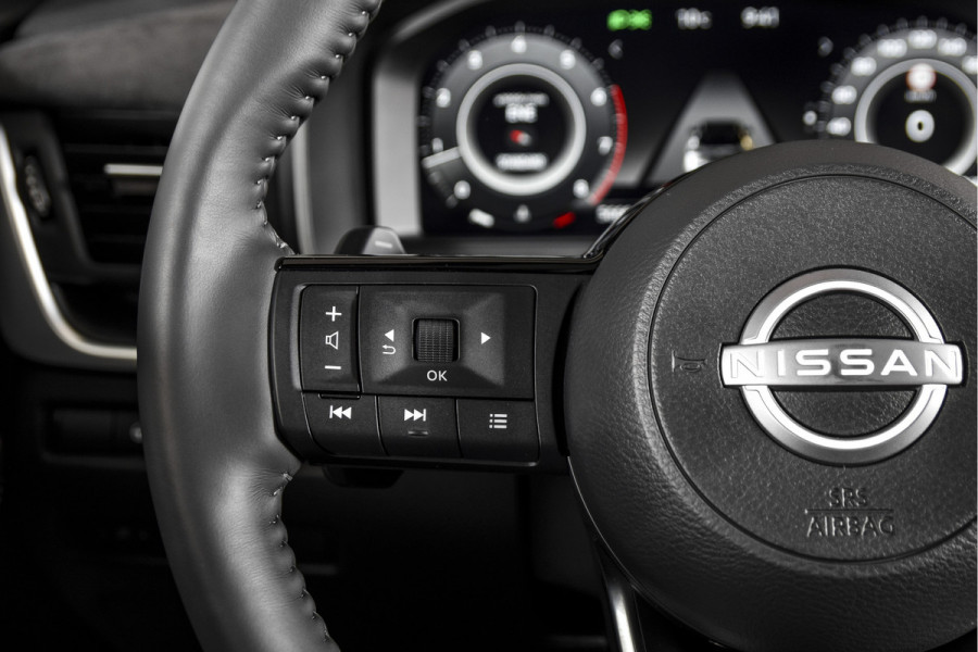 Nissan QASHQAI 1.3 MHEV 158 PK Xtronic Tekna Plus - Automaat (Nw. Model) | Cold Pack | Pano | Leder/Alcant. | Dig. Cockpit | Adapt. Cruise | Stoel-+Stuurverw. | 360 Camera | Bose | NAV + App. Connect | Auto. Airco | LM 19" | Elek. Klep | 1544 Nissan QASHQAI 1.3 MHEV 158 PK Xtronic Tekna Plus - Automaat (Nw. Model) | Cold Pack | Pano | Leder/Alcant. | Dig. Cockpit | Adapt. Cruise | Stoel-+Stuurverw. | 360 Camera | Bose | NAV + App. Connect | Auto. Airco | LM 19" | Elek. Klep | 1544