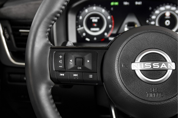 Nissan QASHQAI 1.3 MHEV 158 PK Xtronic Tekna Plus - Automaat (Nw. Model) | Cold Pack | Pano | Leder/Alcant. | Dig. Cockpit | Adapt. Cruise | Stoel-+Stuurverw. | 360 Camera | Bose | NAV + App. Connect | Auto. Airco | LM 19" | Elek. Klep | 1544 Nissan QASHQAI 1.3 MHEV 158 PK Xtronic Tekna Plus - Automaat (Nw. Model) | Cold Pack | Pano | Leder/Alcant. | Dig. Cockpit | Adapt. Cruise | Stoel-+Stuurverw. | 360 Camera | Bose | NAV + App. Connect | Auto. Airco | LM 19" | Elek. Klep | 1544