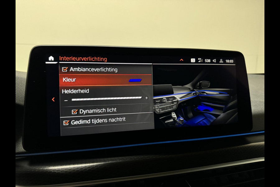 BMW 5 Serie Touring 530e M-Sport Pano Sfeer Leder Carplay Trekh.