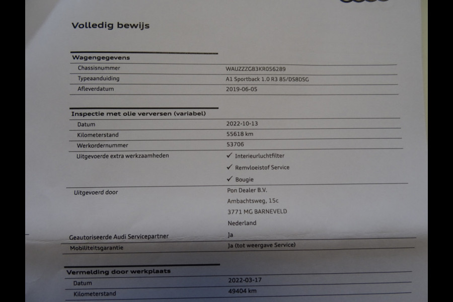 Audi A1 Sportback 30 TFSI epic * VIRTUAL * CARPLAY * DEALER ONDERH. !!