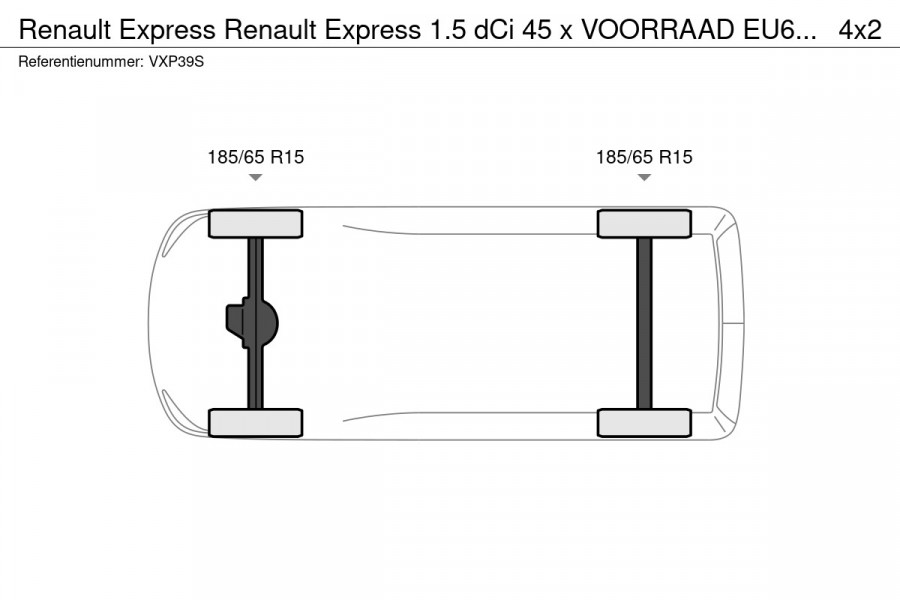 Renault Express Renault Express 1.5 dCi 45 x VOORRAAD EU6 GROOT NAVI AIRCO CRUISE CONTROL PDC
