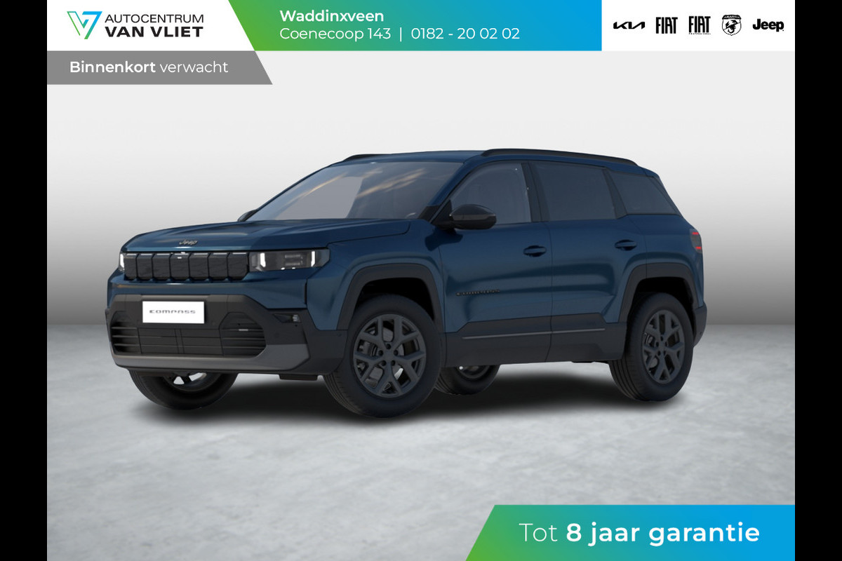 Jeep Compass 1.2 e-Hybrid First Edition | Adapt. Cruise | Camera | Carplay | 18" | Elektr. A-Klep | Navi | Winter Pack