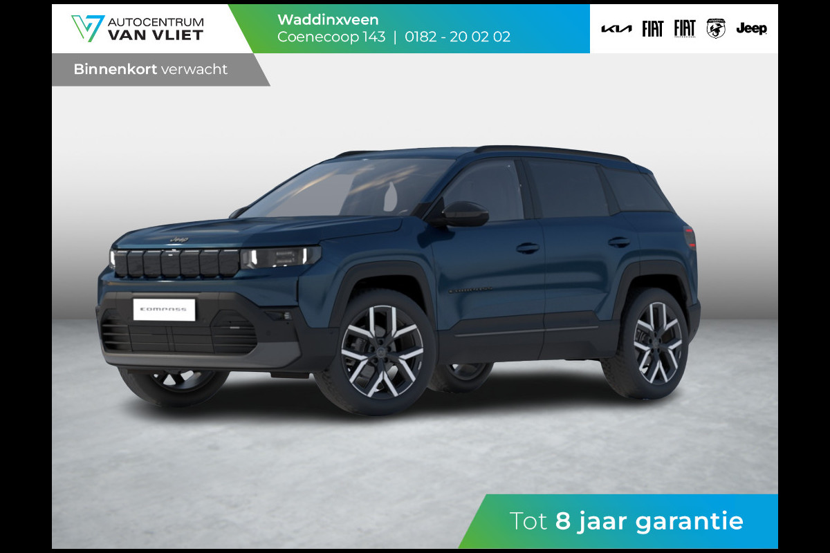 Jeep Compass First Edition 74 kWh | Adapt. Cruise | Camera | Carplay | 20" | Elektr. A-Klep | Navi | Winter Pack Jeep Compass First Edition 74 kWh | Adapt. Cruise | Camera | Carplay | 20" | Elektr. A-Klep | Navi | Winter Pack