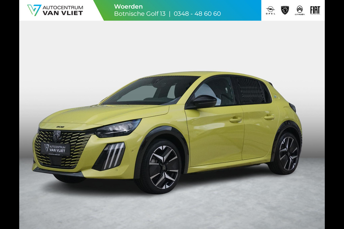 Peugeot e-208 EV GT 51 kWh Leder Alcantara | Stoelverwarming