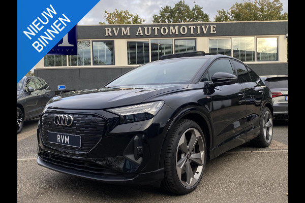 Audi Q4 Sportback e-tron 50 quattro 77 kWh S LINE in- exterieur | HEAD UP DISPLAY | ELECTR. STOELEN+GEHEUGEN | PANORAMADAK RIJKLAARPRIJS INCL. 12MND BOVAG | DEALER ONDERHOUDEN