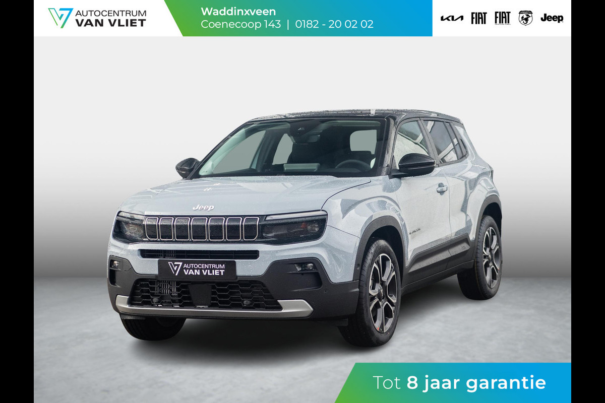 Jeep Avenger 1.2 e-Hybrid Summit | Uit voorraad leverbaar | Winter Pack | Schuif/Kanteldak | Infotaiment&Convenience Pack | Bicolore Jeep Avenger 1.2 e-Hybrid Summit | Uit voorraad leverbaar | Winter Pack | Schuif/Kanteldak | Infotaiment&Convenience Pack | Bicolore