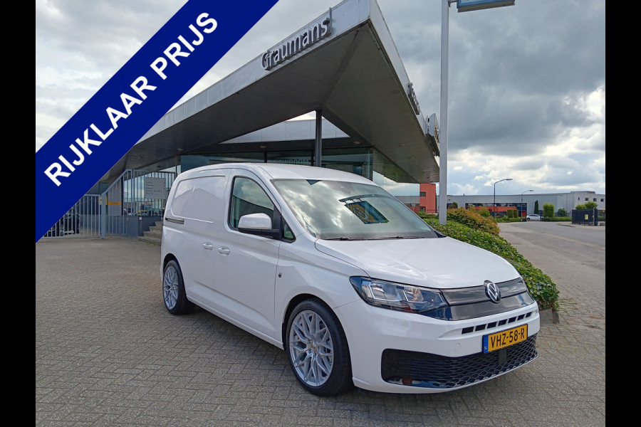 Volkswagen Caddy Cargo 2.0 TDI 102PK Comfort, SPORTSTOELEN, AIRCO, NAVIGATIE, 18" LMV, incl. 12 MND BOVAGGARANTIE Uniek!