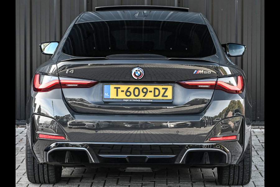 BMW i4 M50 GRAN COUPE HIGH EXECUTIVE 84 kWh 544 PK| M-SPORT PRO | COMFORT ACCESS | CARBON-PAKKET | MEMORY SEATS | LEDER | STUURWIELVERW