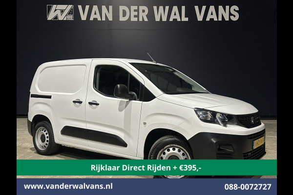 Peugeot Partner 1.5 BlueHDI 102pk L1H1 Euro6 *Rijklaar Direct Rijden* Airco | Apple Carplay | Cruisecontrol | Trekhaak | Android Auto, Parkeersensoren