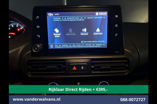 Peugeot Partner 1.5 BlueHDI 102pk L1H1 Euro6 *Rijklaar Direct Rijden* Airco | Apple Carplay | Cruisecontrol | Trekhaak | Android Auto, Parkeersensoren