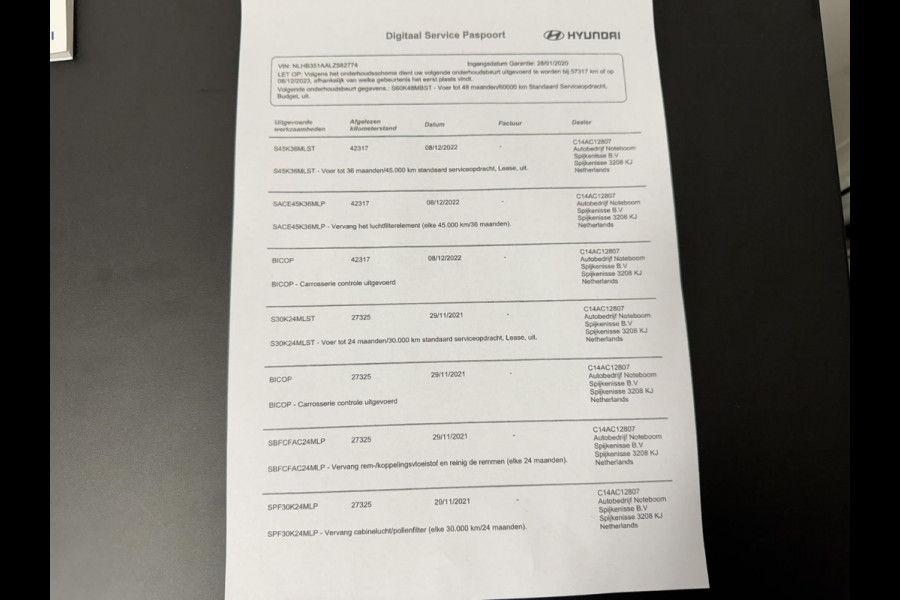 Hyundai i20 1.0 T-GDI Premium Dealer onderhouden Cruise control Climate control Parkeersensoren v/a Navigatie Apple / Android DAB