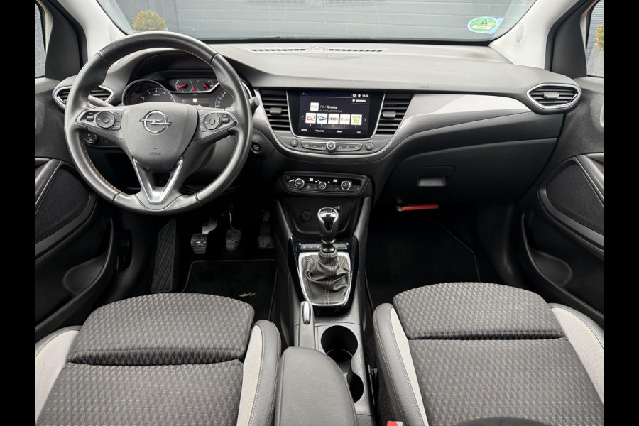 Opel Crossland X 1.2 Turbo Innovation 1e Eigenaar,110pk,Clima,Cruise,Carplay,Camera,PDC V+A,Navi,Elek ramen,D-riem v.v. in 2024,N.A.P,6 Bak,APK tot 04-2027